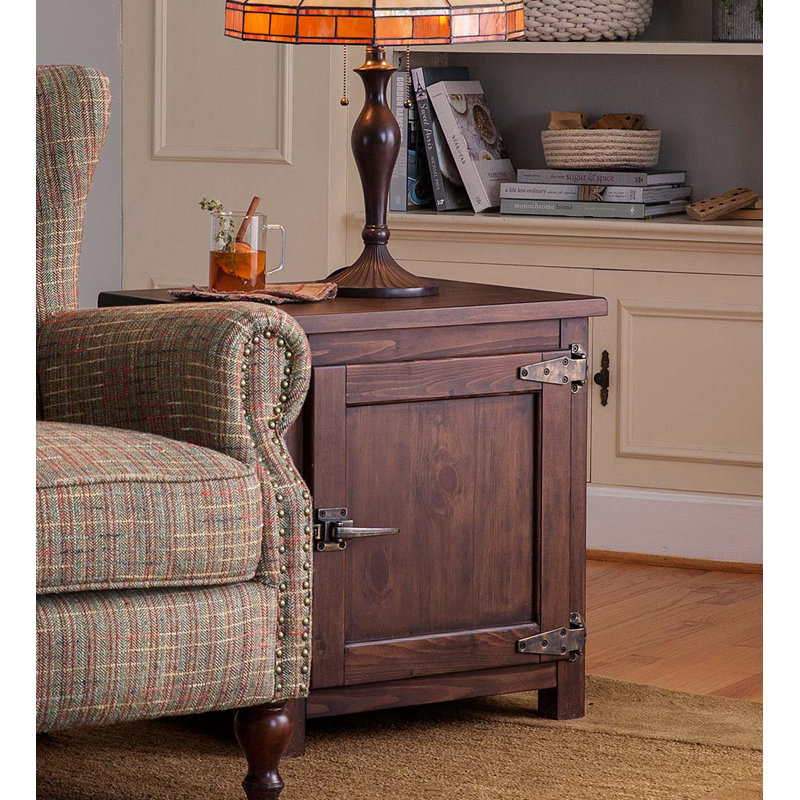 Ice box end table discount